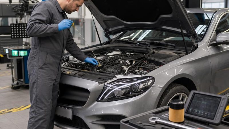 Kleine beurt Mercedes