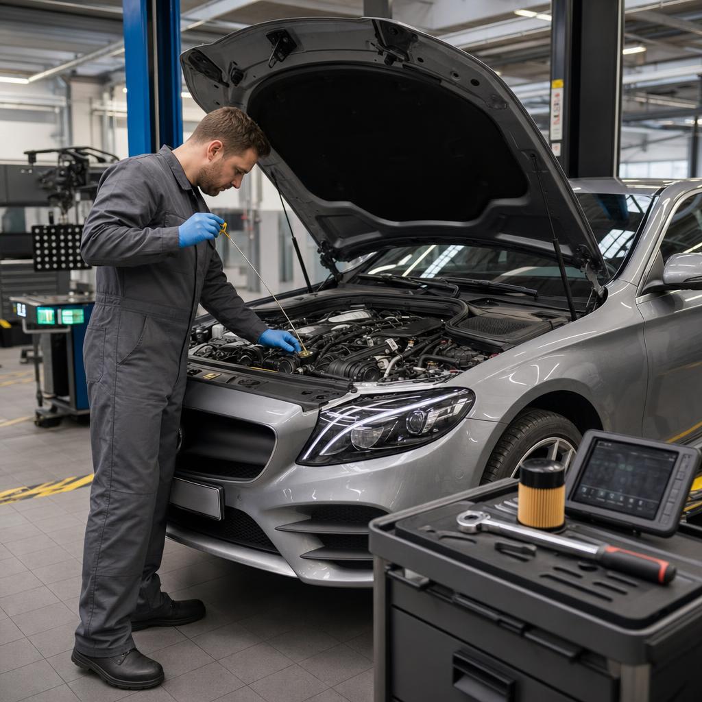 Kleine beurt Mercedes - onderhoud bij specialist in Veldhoven