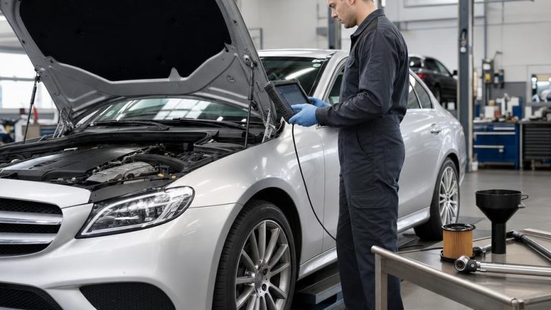 Mercedes Service A codes