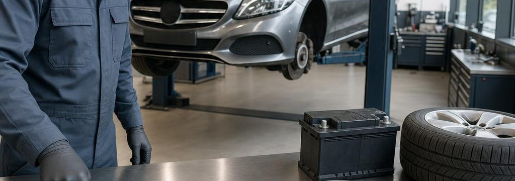 Onderdelen niet onder Mercedes garantie