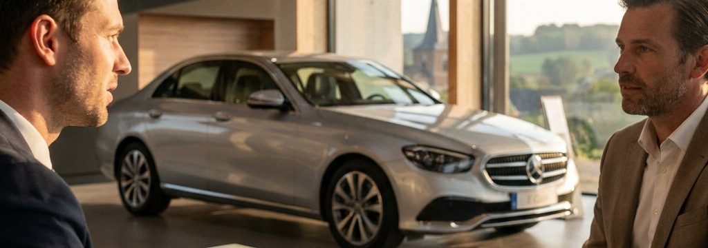 Afdingen bij autodealer