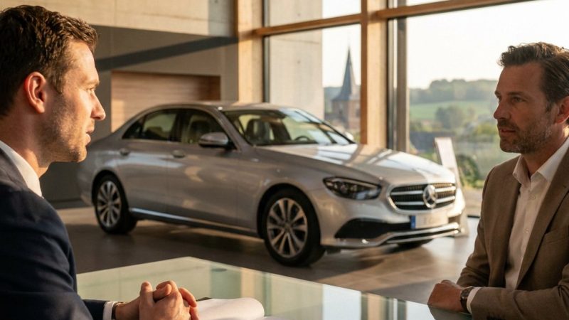 Afdingen bij autodealer