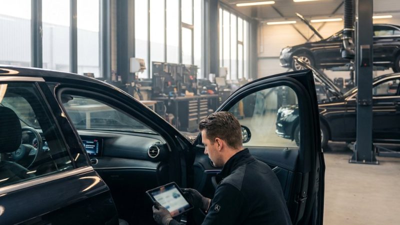 Hoe vaak Mercedes onderhoud?