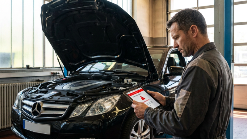 Servicebeurt overslaan bij Mercedes