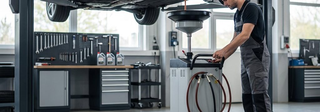 Automaatbak olie verversen bij Mercedes