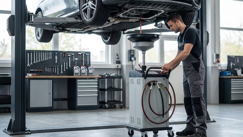Automaatbak olie verversen bij Mercedes
