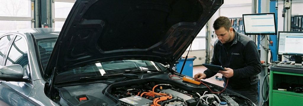 Levensduur accu Mercedes: 12V, hybride en EV